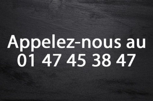 Panneau Appelez-nous - café d'ethiopie neuilly-sur-seine